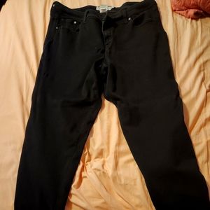 LUXE SKINNY JEAN - SATEEN STRETCH BLACK